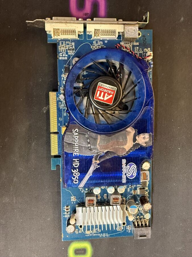 Sapphire ATI Radeon HD 3850 AGP graphics card